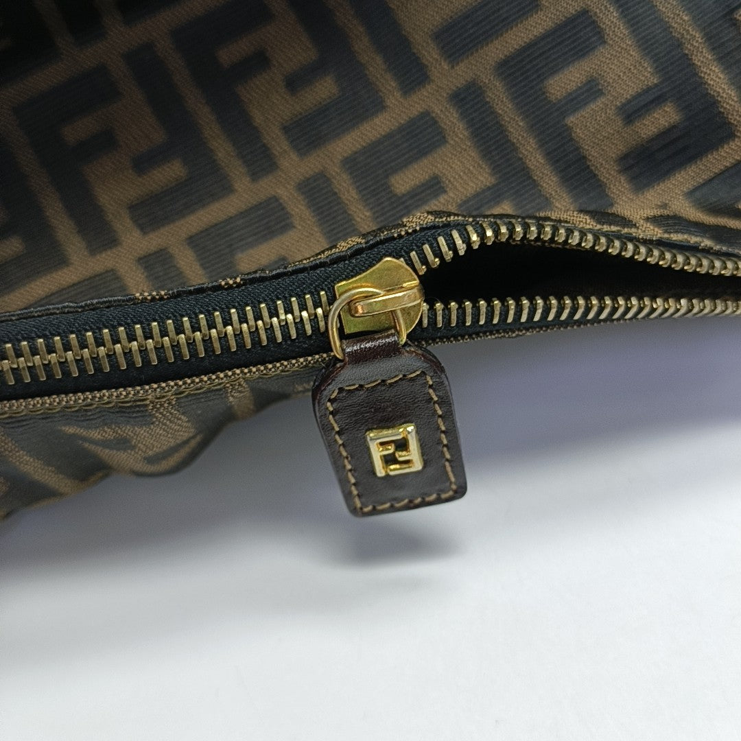 Canvas Top Handle Bag Brown