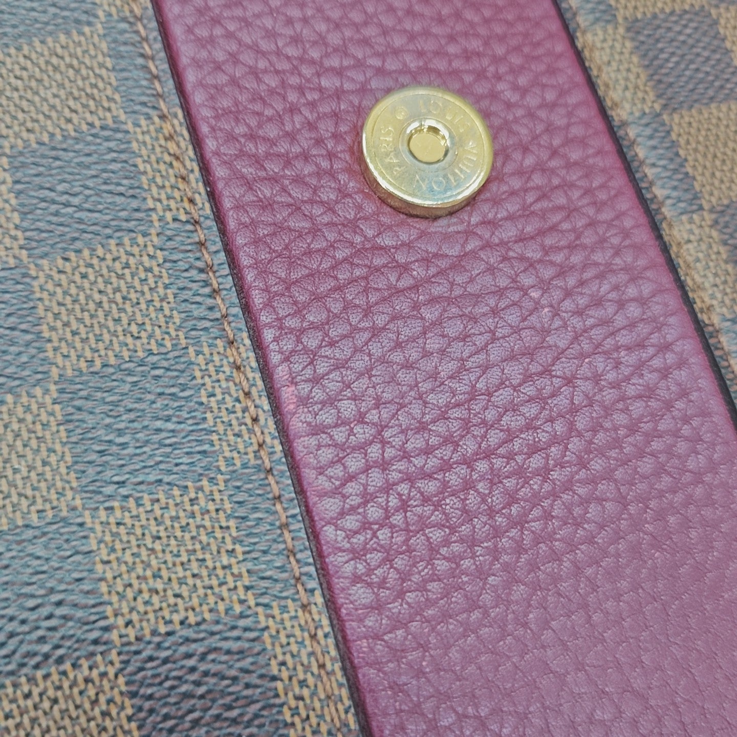 BOND STREET Damier Ebene Coated Canvas Brown