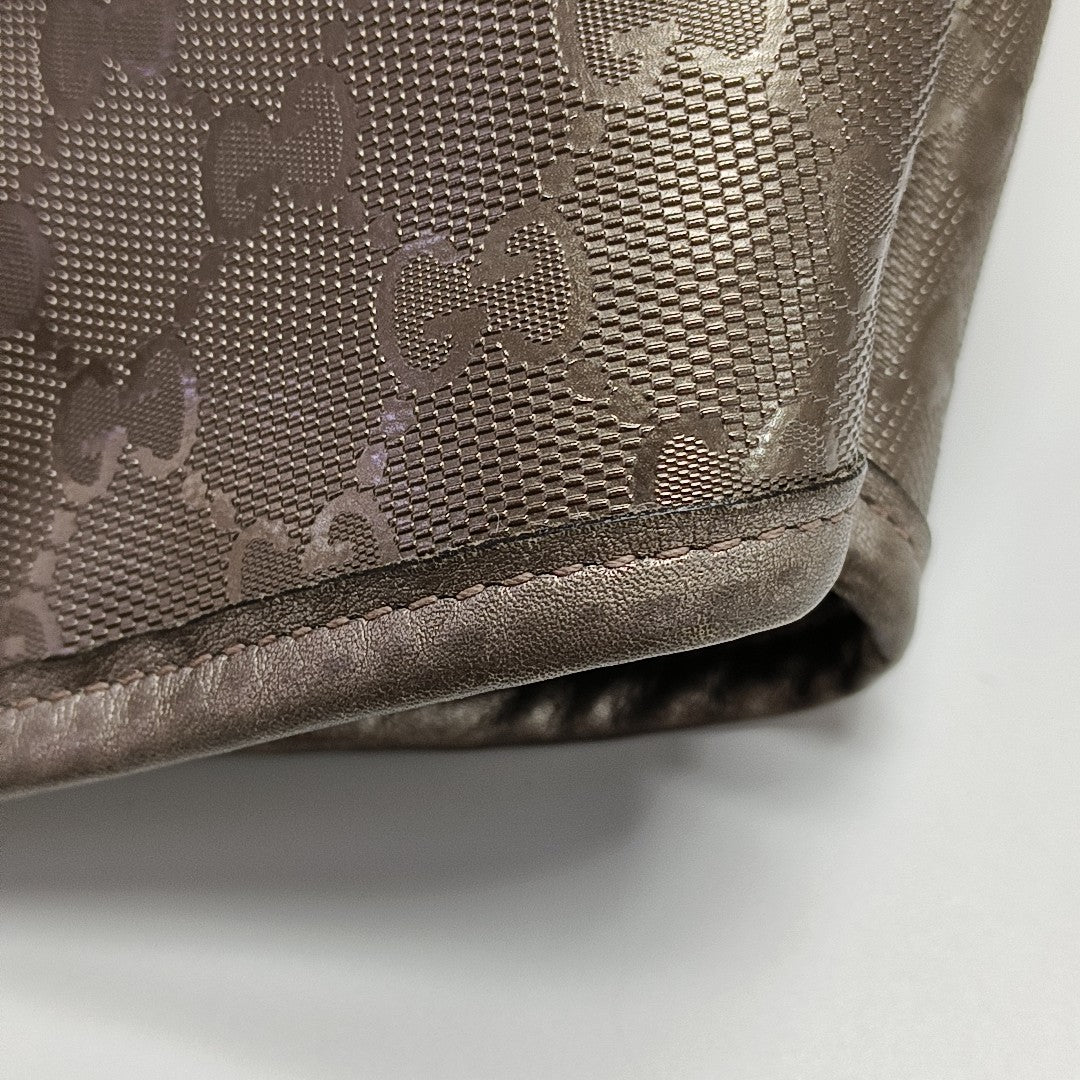 Monogram Coated Canvas Tote Bag Purple