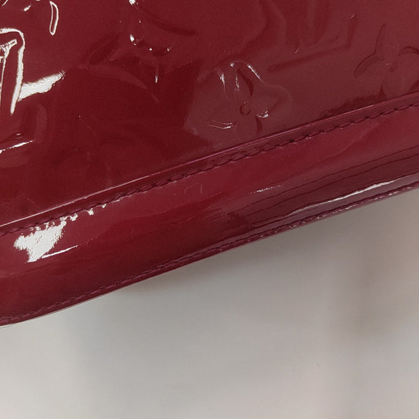 ALMA BB Monogram Patent Leather Red