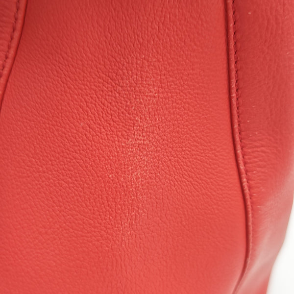 Calfskin Shoulder Bag Red