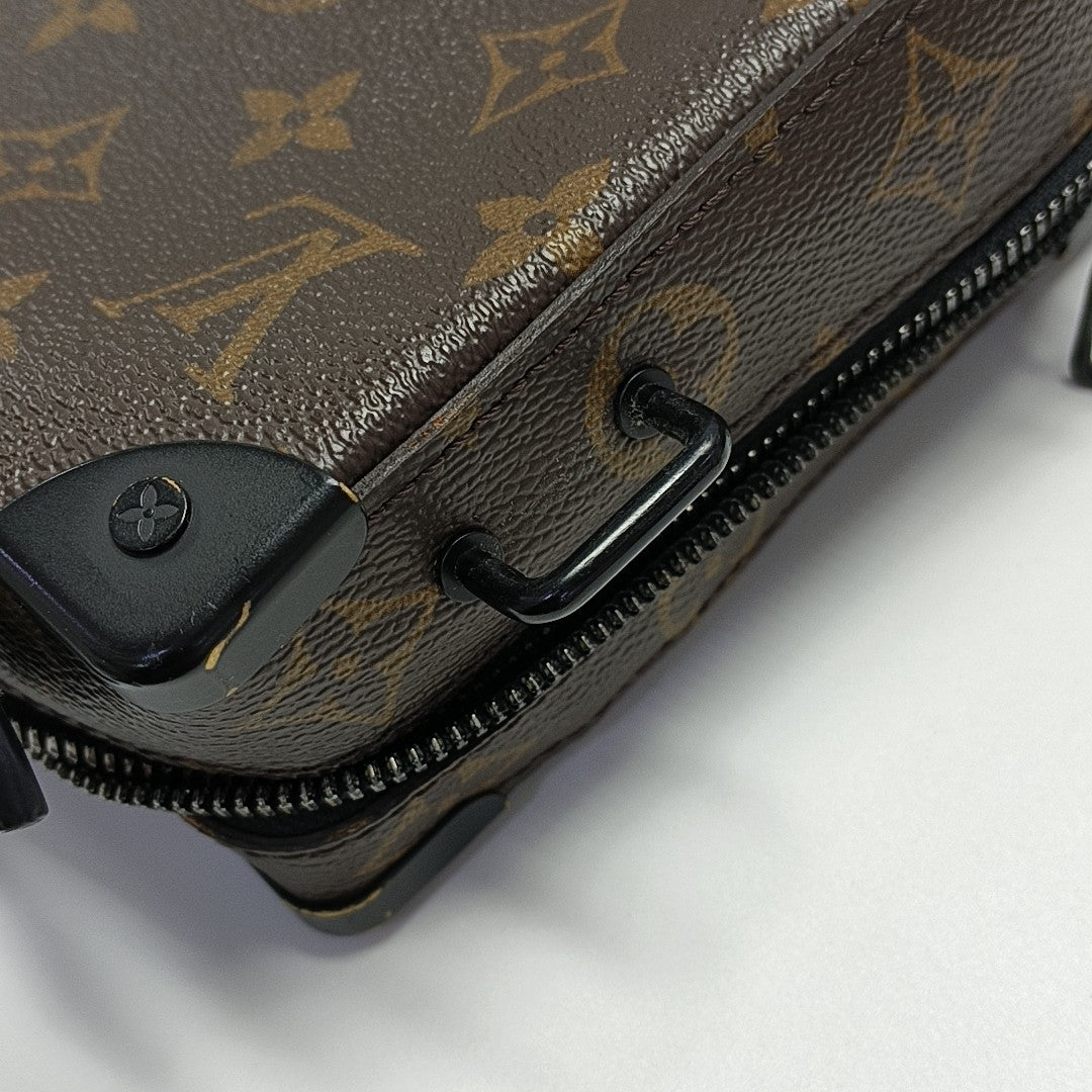 SOFT TRUNK Monogram Coated Canvas Brown