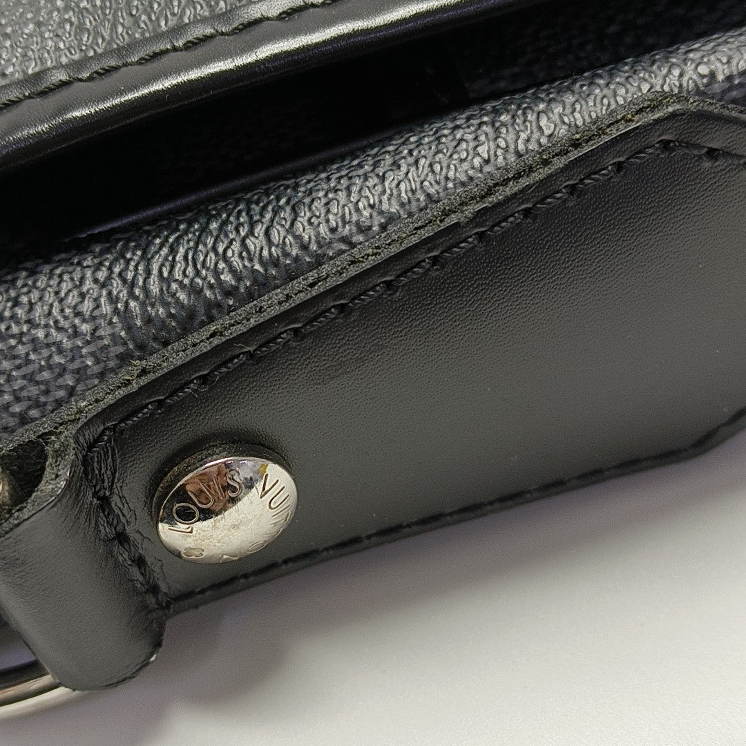 DANIEL Damier Graphite Coated Canvas Gray