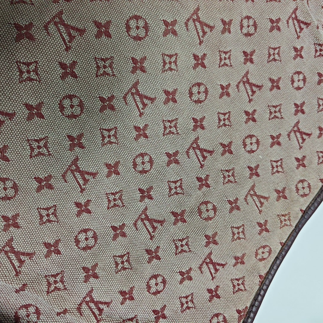 MARY KATE Monogram Canvas Red