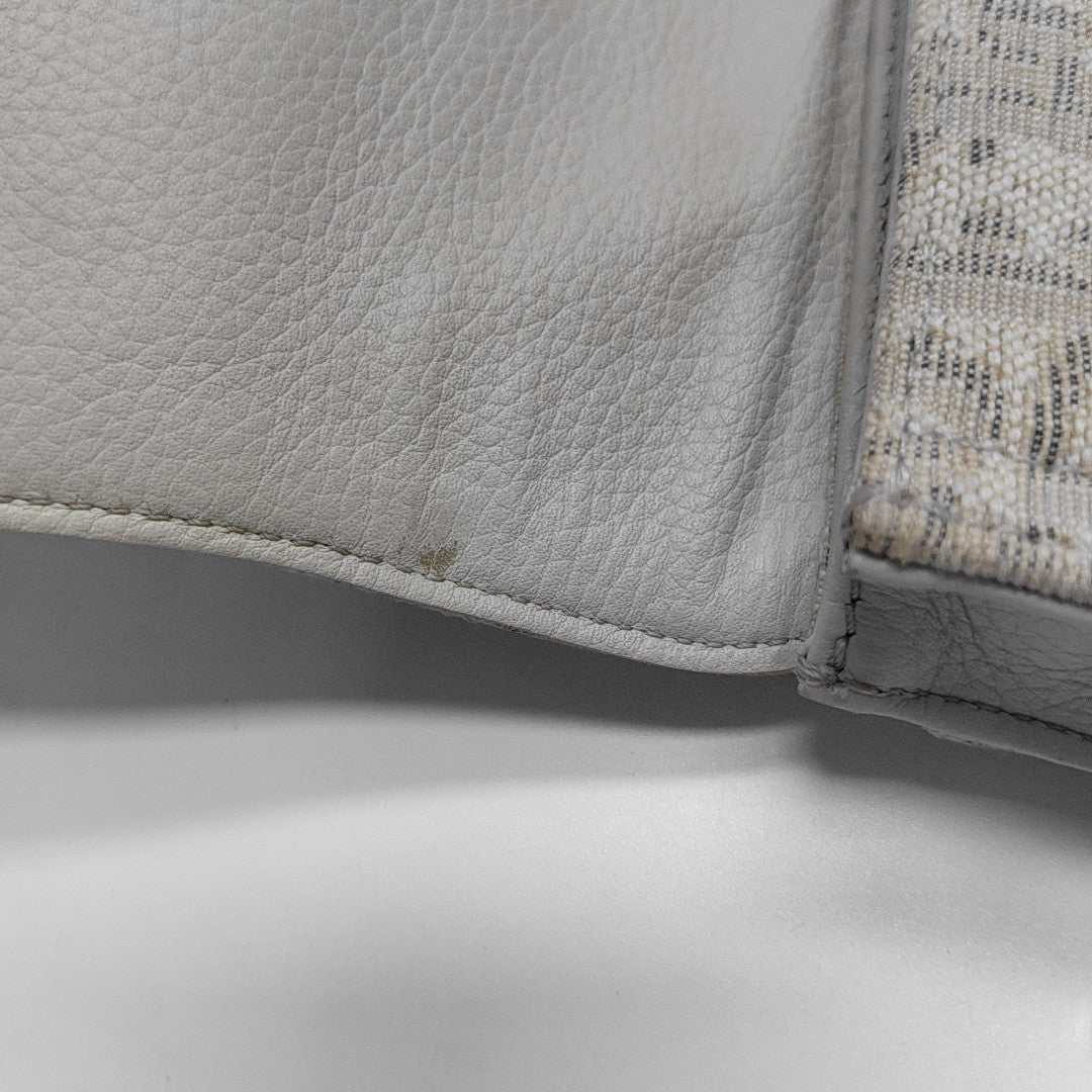 Saddle Medium Oblique Canvas Beige