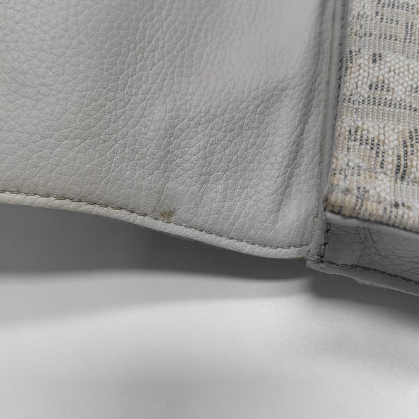 Saddle Medium Oblique Canvas Beige