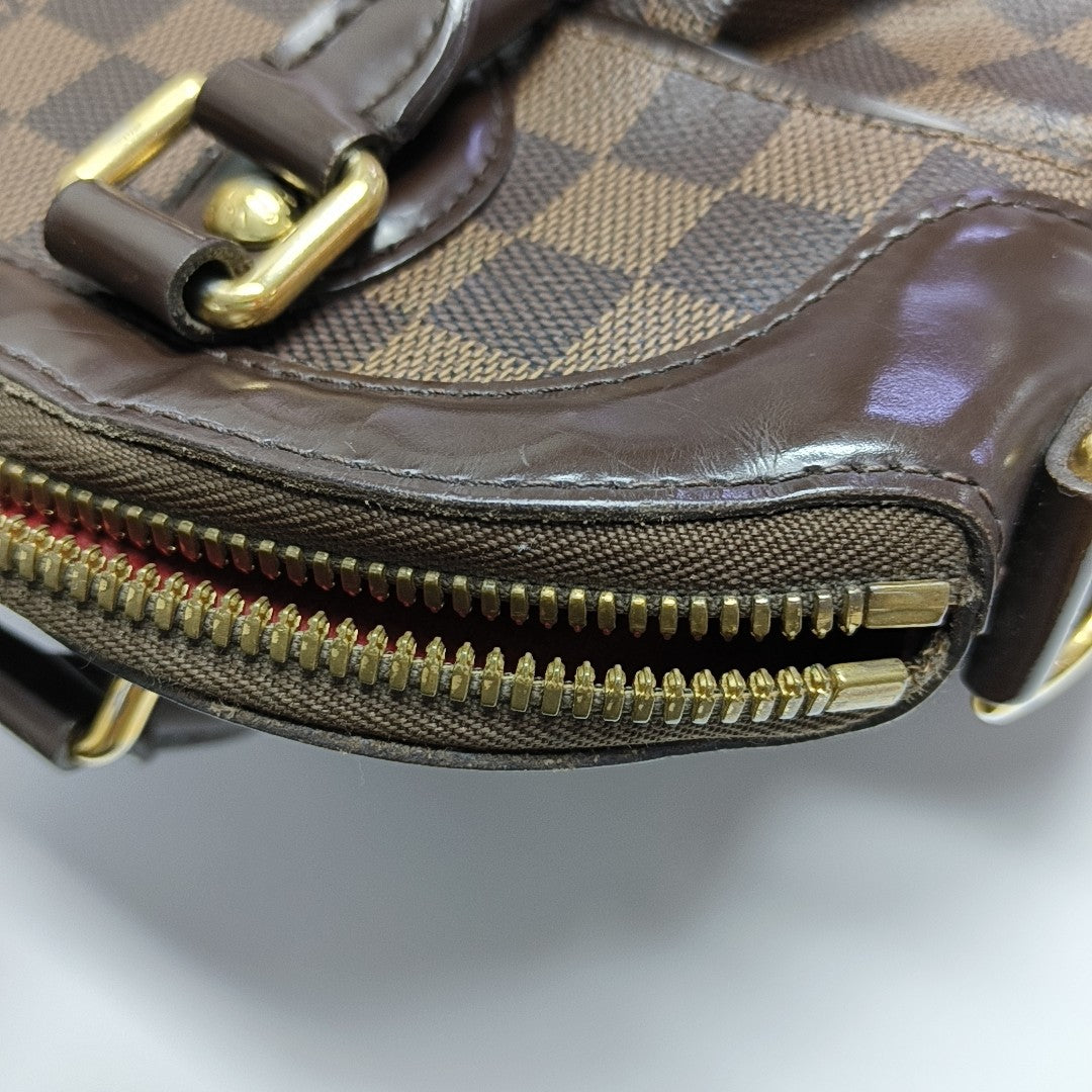 TREVI PM Damier Ebene Coated Canvas Brown