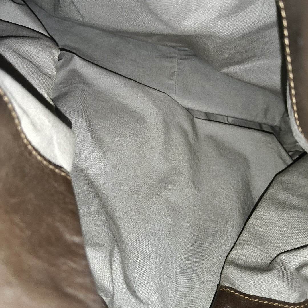 Calfskin Tote Bag Brown