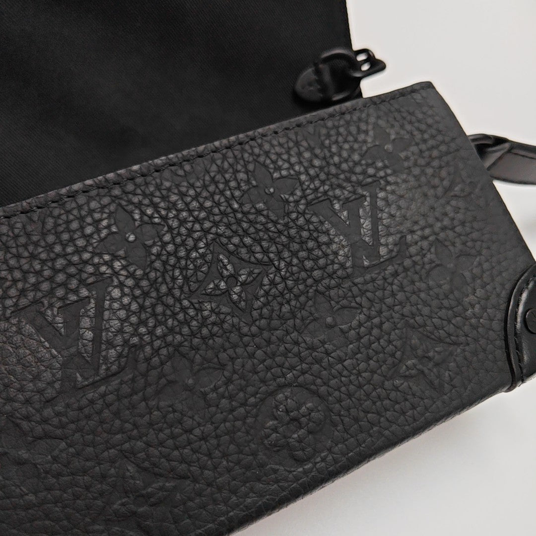 SOFT TRUNK Mini Monogram Calfskin Black