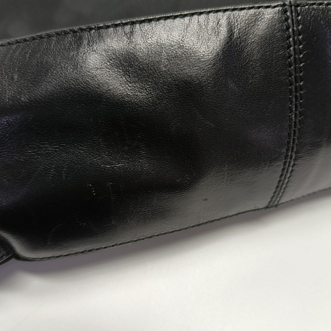 Nylon Shoulder Bag Black