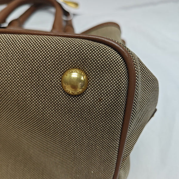 Fabric Tote Bag Brown