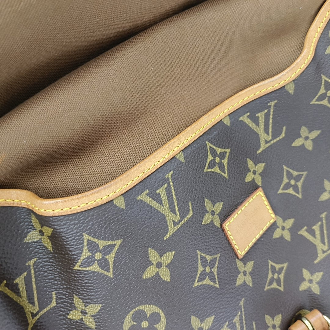 SAUMUR Monogram Coated Canvas Brown
