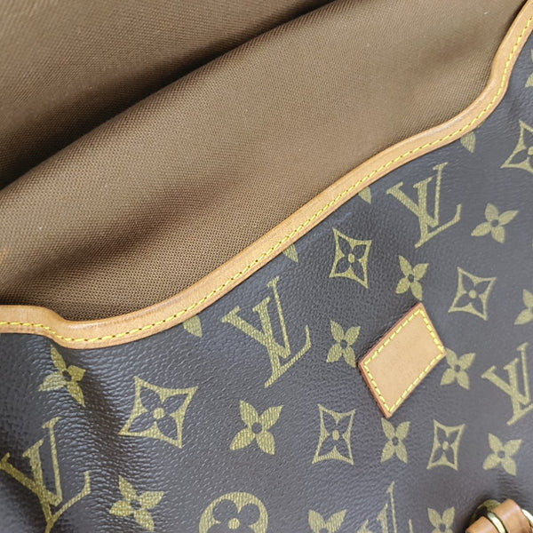 SAUMUR Monogram Coated Canvas Brown