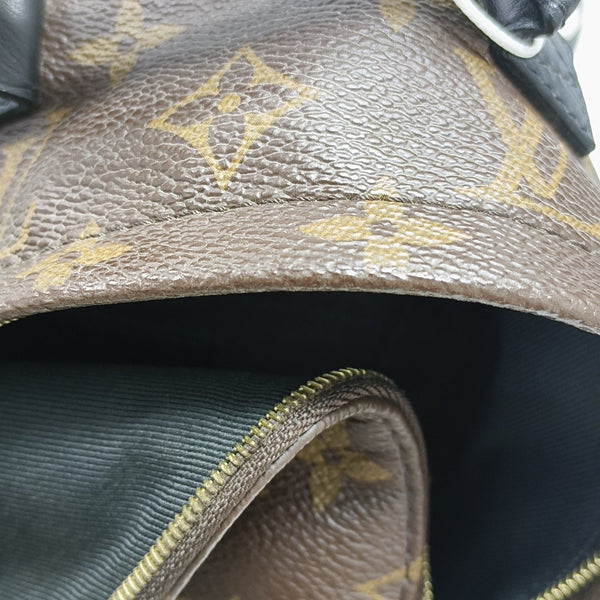 PALM SPRINGS Mini Monogram Coated Canvas Brown