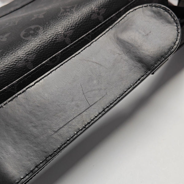 VOYAGER PM Monogram Coated Canvas Black