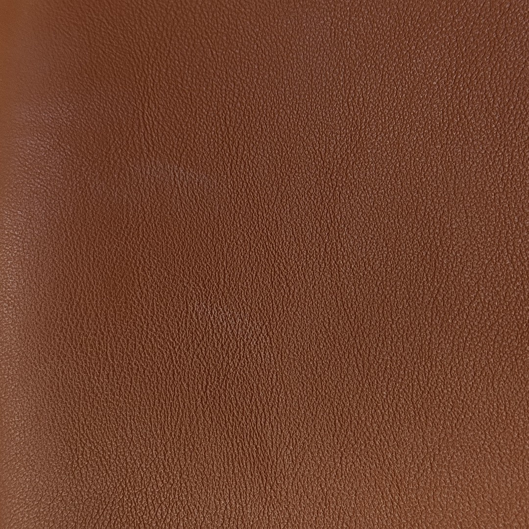 Calfskin Shoulder Bag Small Brown