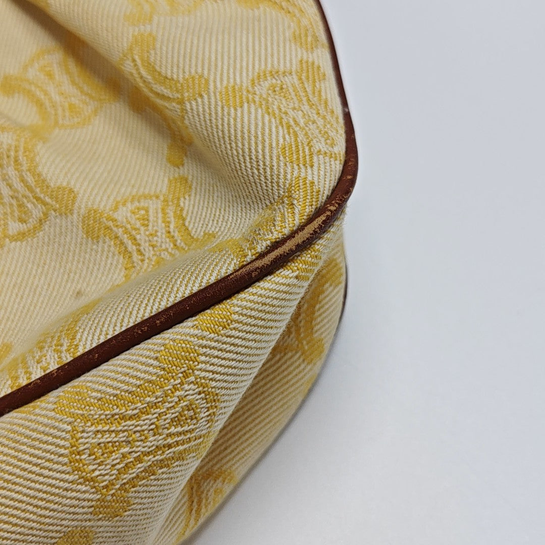Canvas Top Handle Bag Yellow