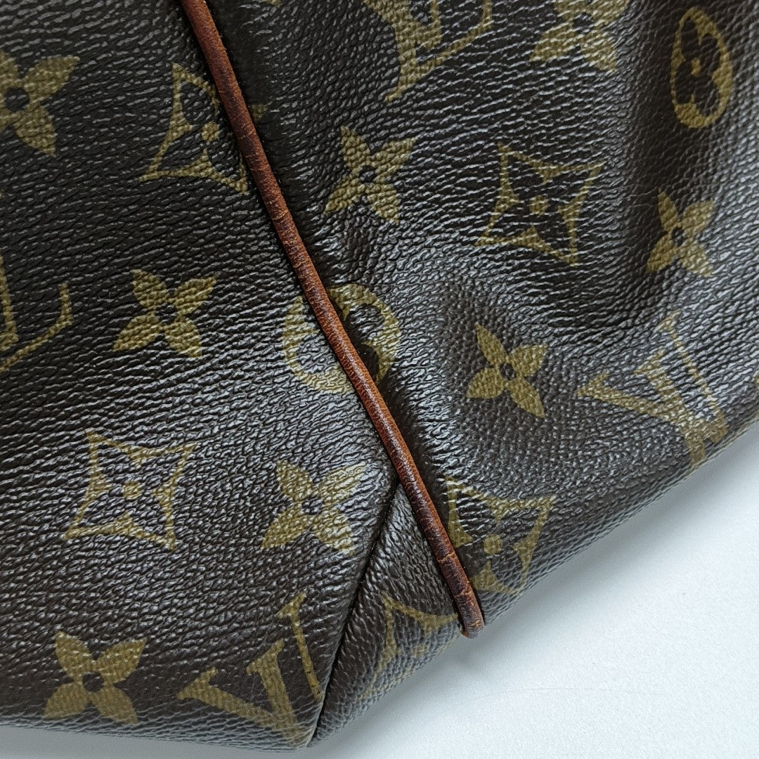 TOTALLY Monogram Coated Canvas Brown