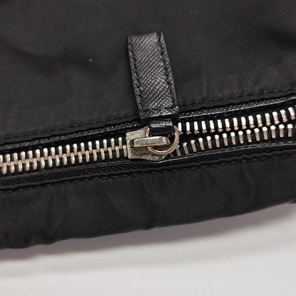 Nylon Shoulder Bag Black