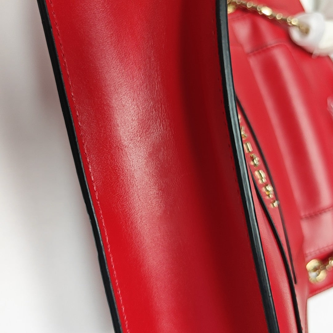 SERPENTI FOREVER Small Calfskin Red