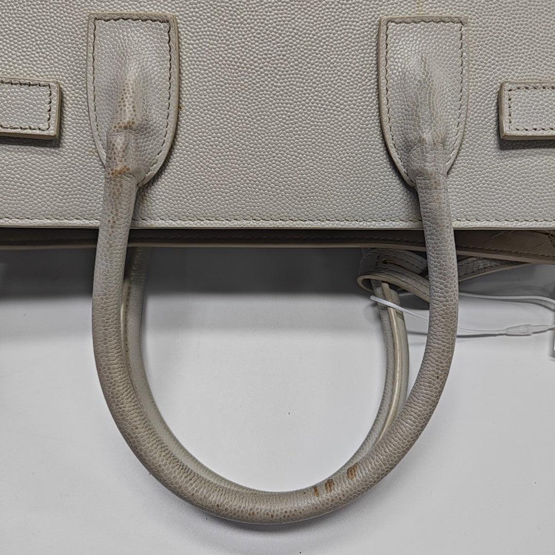 SAC DE JOUR Calfskin White
