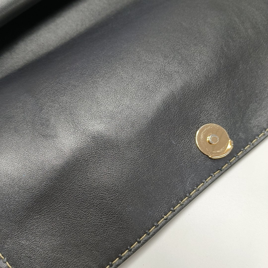 Calfskin Shoulder Bag Black