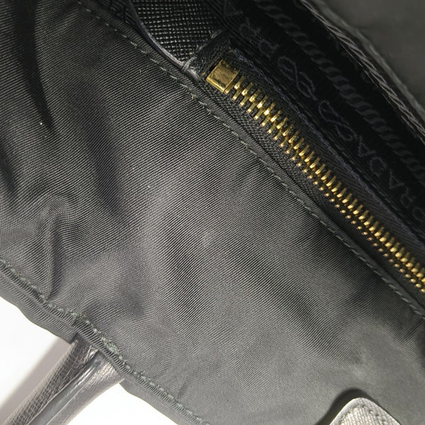 Nylon Shoulder Bag Black