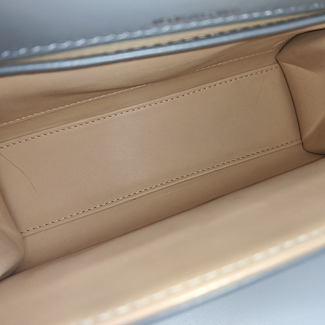 Tempête Small Calfskin Gray
