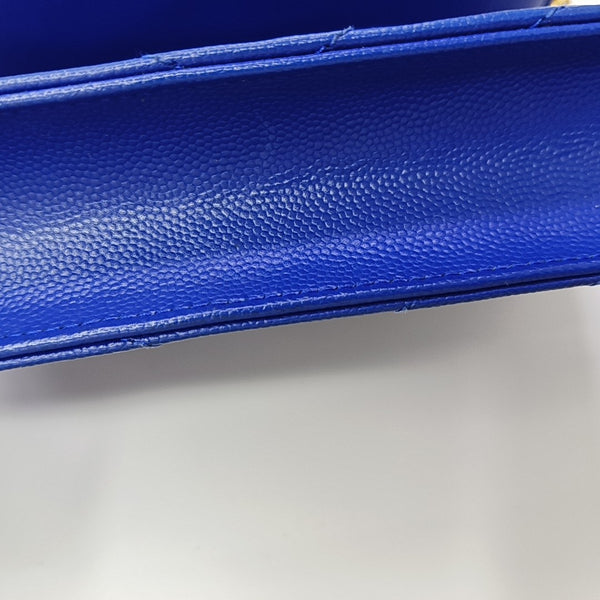MONOGRAM WOC Chevron Calfskin Blue