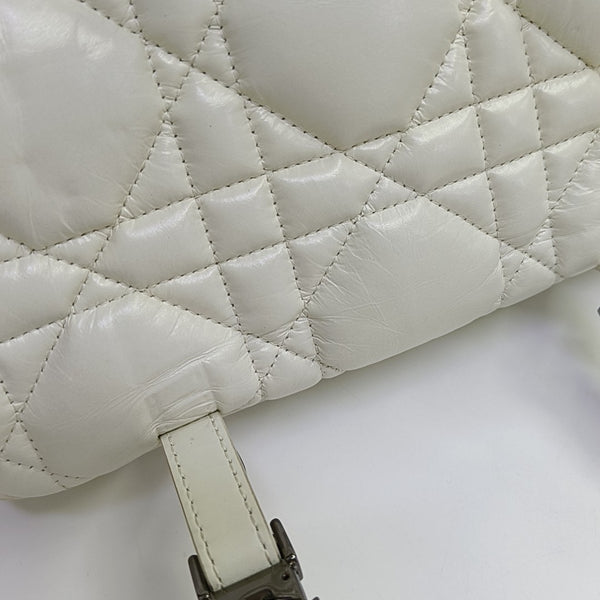 Diorcamp Small Cannage Calfskin White