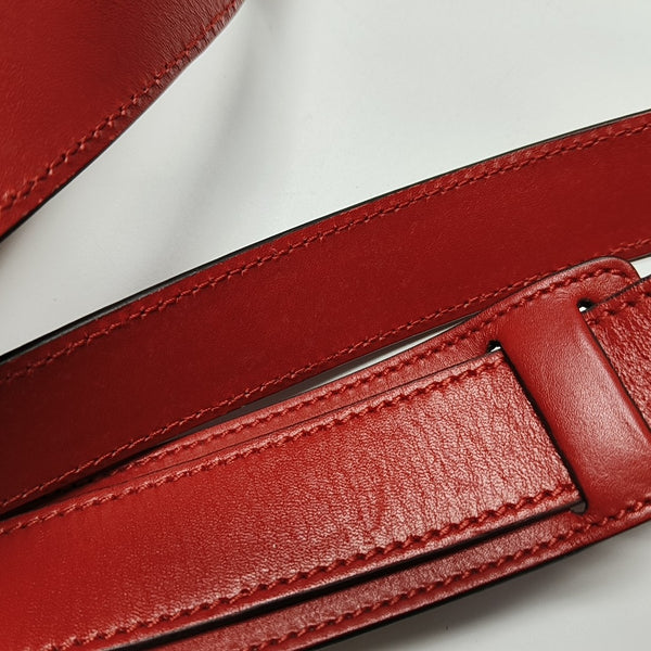Calfskin Shoulder Bag Red