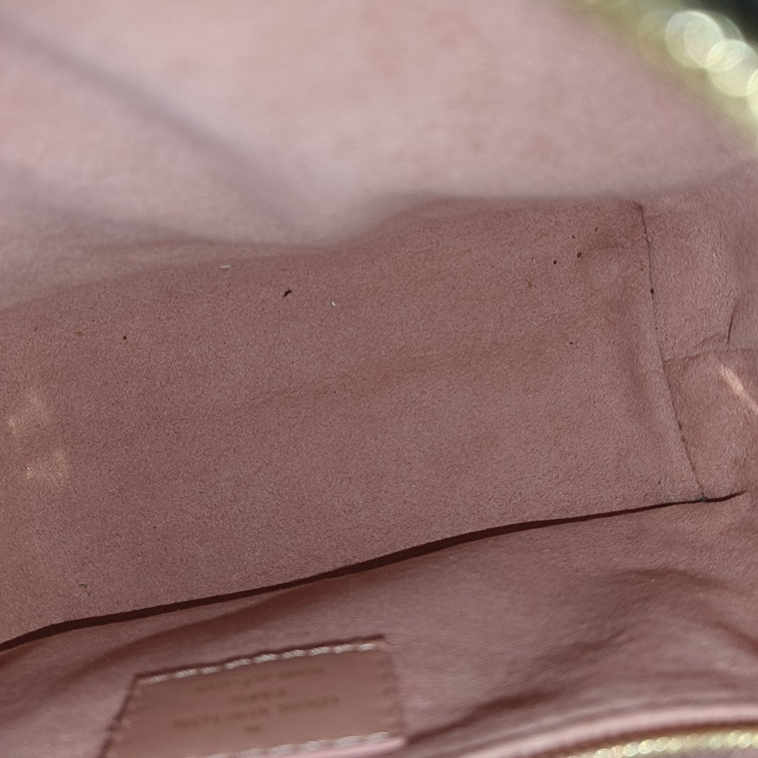PETITE MALLE Monogram Coated Canvas Brown