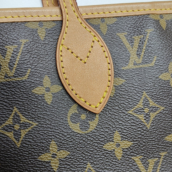 NEVERFULL INSIDE OUT MM Monogram Fabric Red