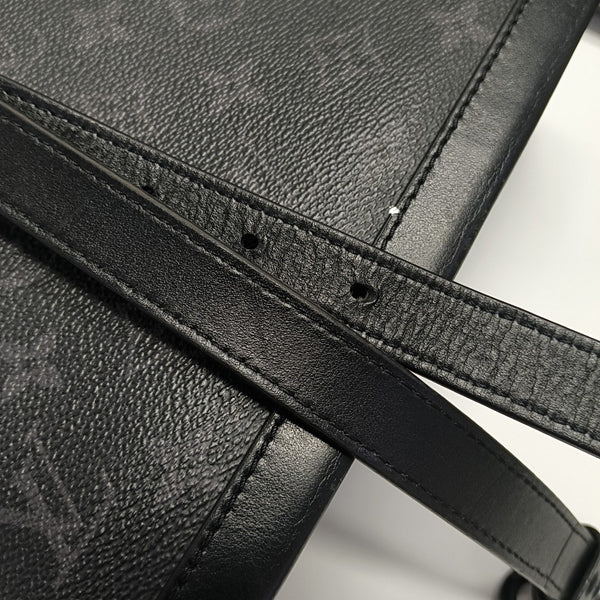 SOFT TRUNK Monogram Coated Canvas Black
