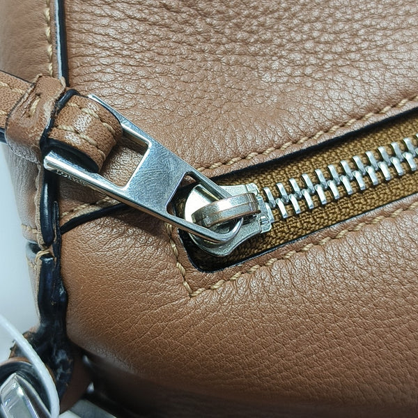 Puzzle Small Calfskin Brown