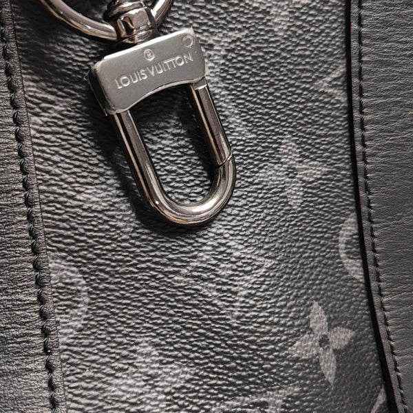 KEEPALL 35 Monogram Coated Canvas Black