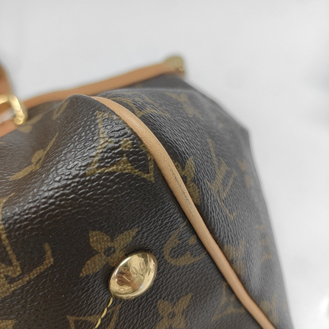 TIVOLI GM Monogram Coated Canvas Brown