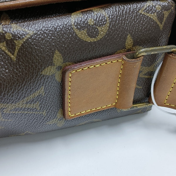 VALMY Monogram Coated Canvas Brown