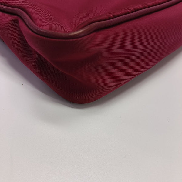 Nylon Shoulder Bag Red