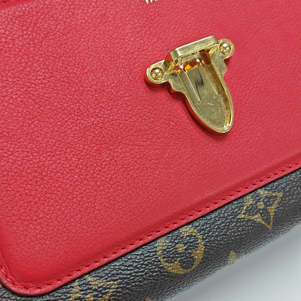 VICTOIRE Monogram Coated Canvas Brown