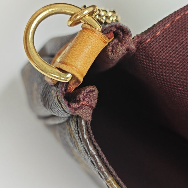 FAVORITE PM Monogram Coated Canvas Brown