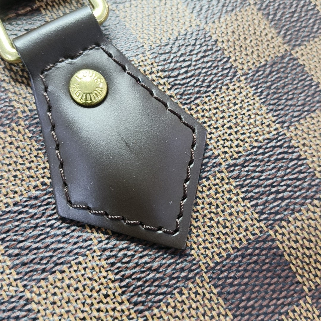 SPEEDY 30 Damier Ebene Coated Canvas Brown