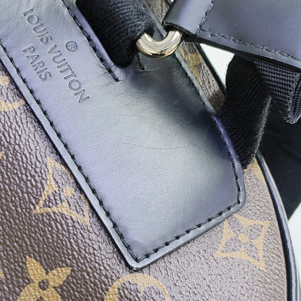 JOSH Monogram Coated Canvas Brown