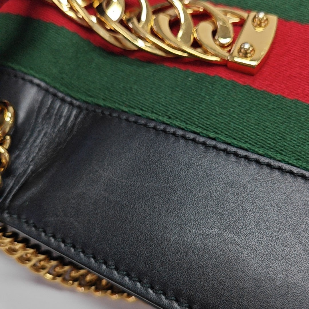 Sylvie Mini Calfskin Black