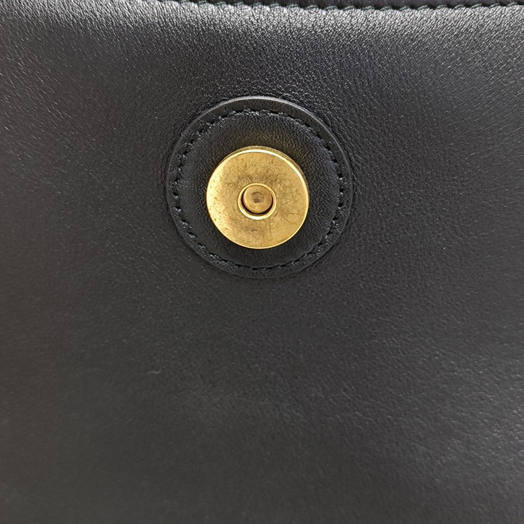 Downtown Small Calfskin Black