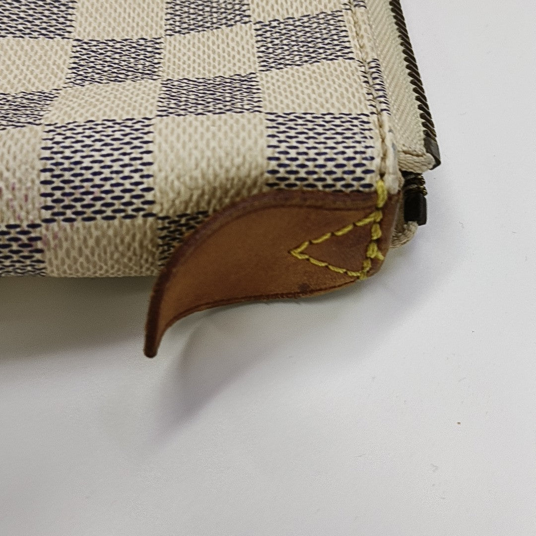 TOTALLY MM Damier Azur Coated Canvas White