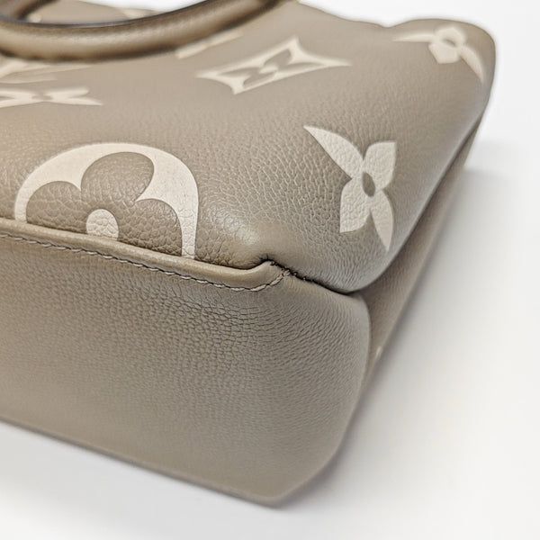 PALAIS PM Monogram Calfskin Gray