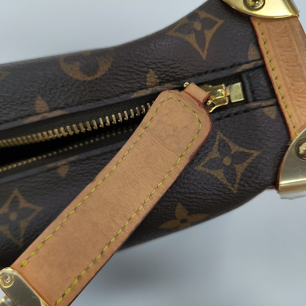 SIDE TRUNK MM Monogram Coated Canvas Brown