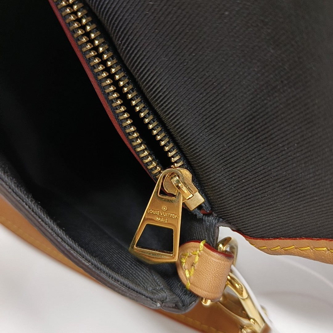DIANE Monogram Coated Canvas Brown