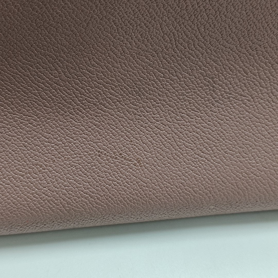 Buckle Calfskin Beige